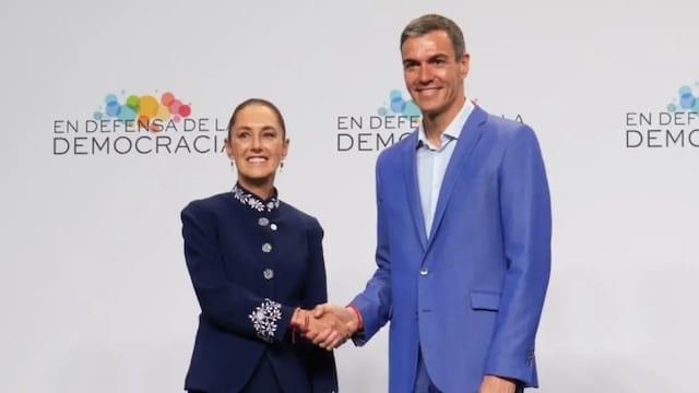 Claudia Sheinbaum y Pedro Sánchez