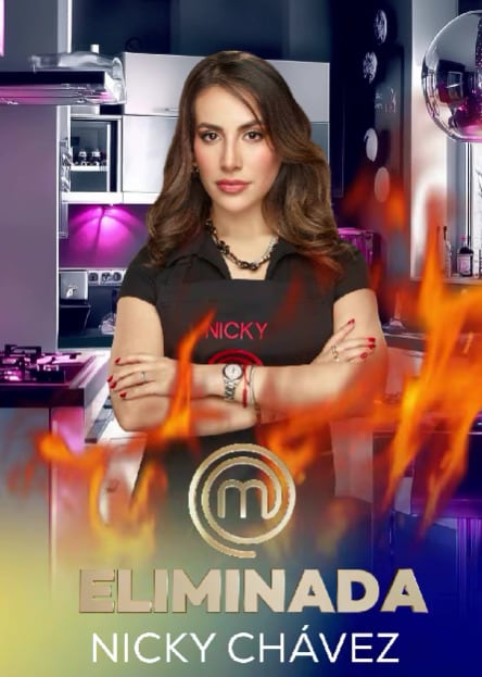 Nicole Chávez fue la sexta eliminada de MasterChef Celebrity 2025