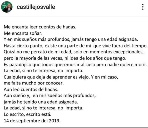 Apenas había cumplido 60 años