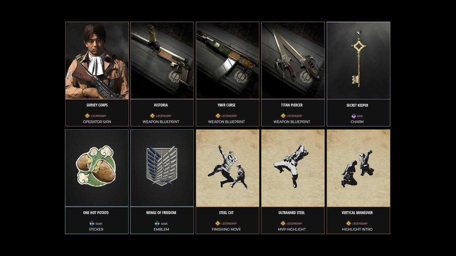 Attack on Titan Call of Duty: Vanguard