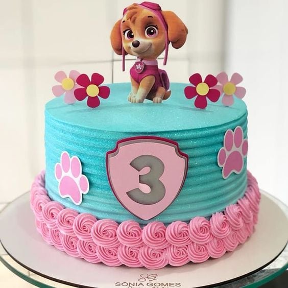 Pastel de Skye de Paw Patrol