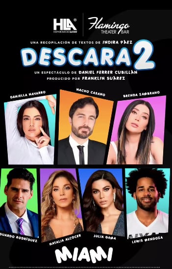 Obra de teatro Descara2 con exhabitantes de La Casa de los Famosos