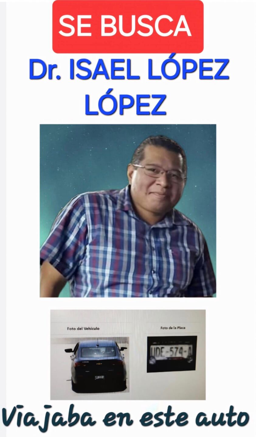 Médico Isael López López es hallado muerto en Puebla