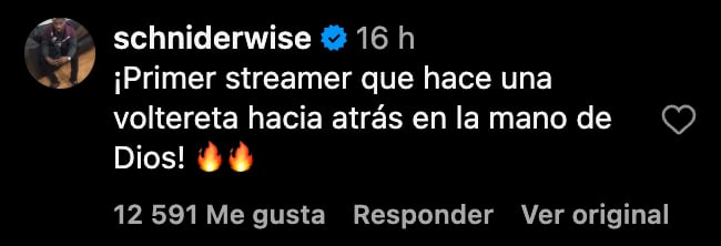 Usuarios reaccionan a backflip de Speed en Mano de Oro