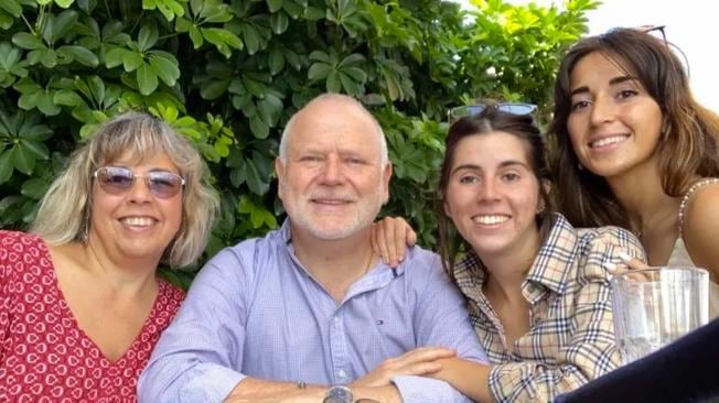 La familia de Mercedes Tarragona y Daniel Genovesi