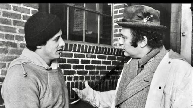Sylvester Stallone y Burt Young