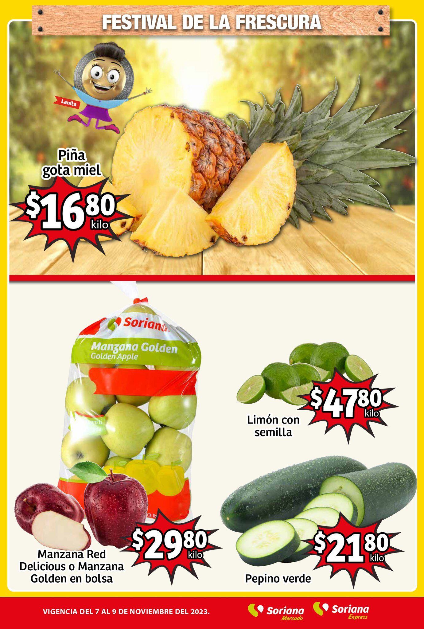 Las mejores ofertas de Soriana Mercado este 8 y 9 de noviembre 2023. / Tomada de Cazaofertas
