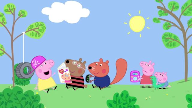Peppa Pig conoce a Simon Ardilla