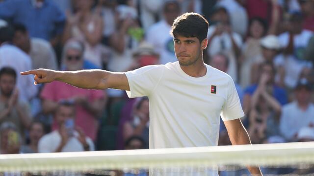 Aficionado queda inconsciente en primer partido de Alcaraz en Wimbledon