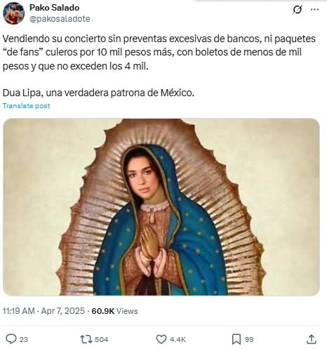 Memes por la venta a fans de Dua Lipa