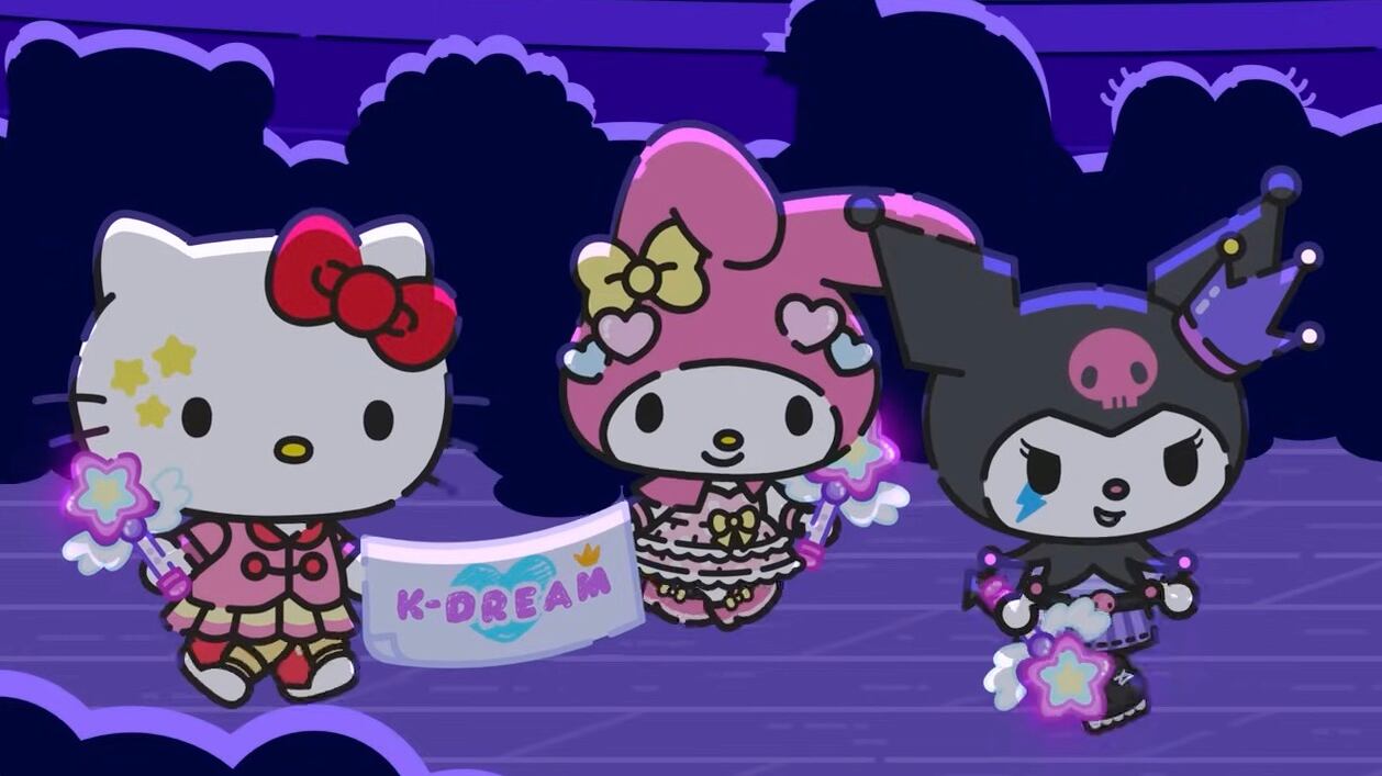 Hello Kitty y sus amigos van al concierto de K-pop de Kuromi: Capítulo en YouTube para ver en español