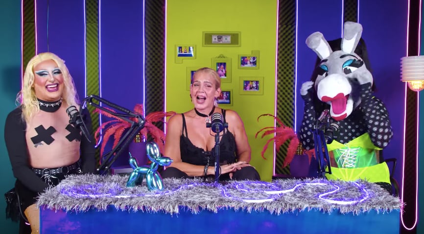 Niurka en El Podcast del Momento de Burrita Burrona y Turbulence Drag.