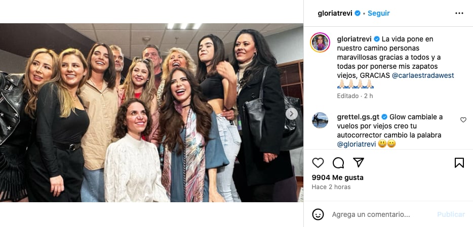 Gloria Trevi se despide de Carla Estrada