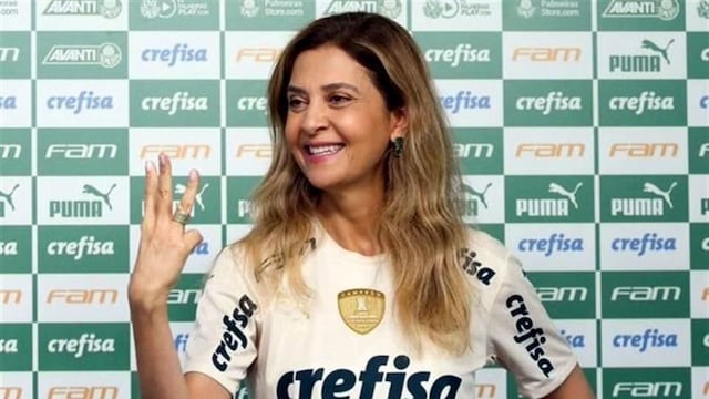 Leila Pereira, presidenta del Palmeiras
