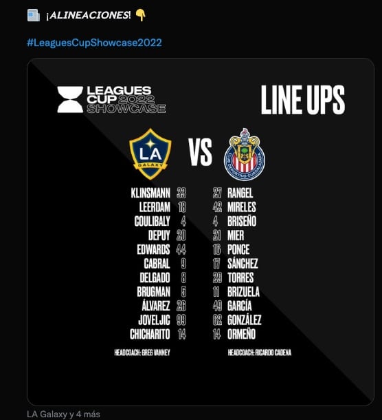 LA Galaxy Club Chivas