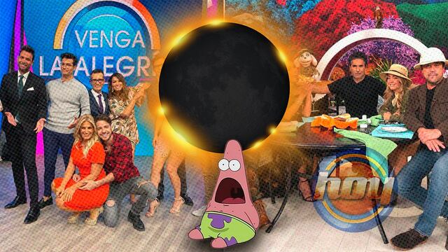 El eclipse del 8 de abril logró lo imposible: Juntar a Hoy y Venga La Alegría