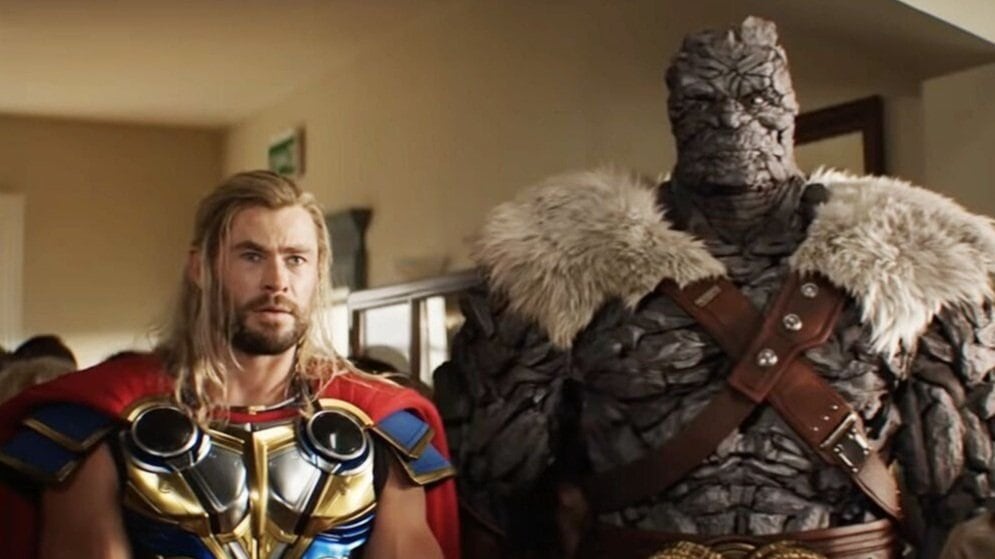 Thor y Korg en ‘Thor: Love and Thunder’