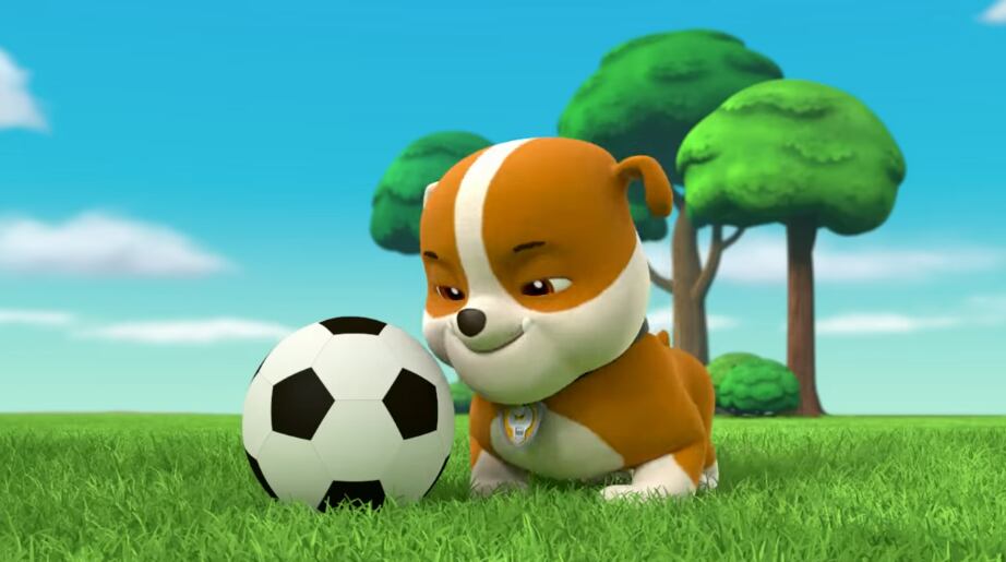 Paw Patrol por el Día Festivo del Futbol