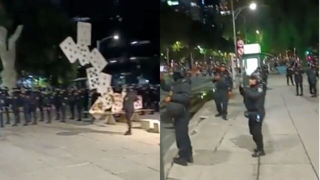 Desalojo de normalistas