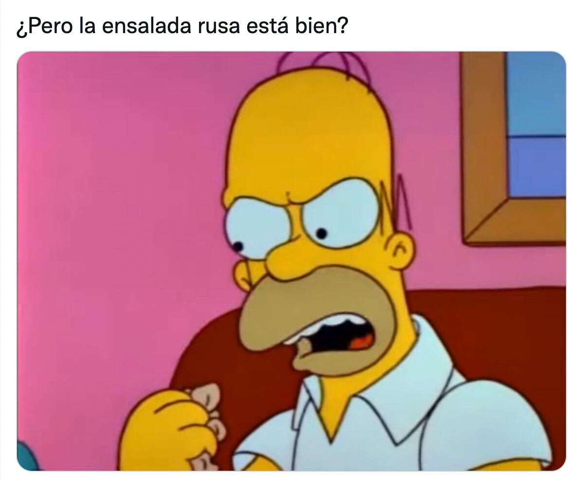 Meme para cancelar la ensalada rusa