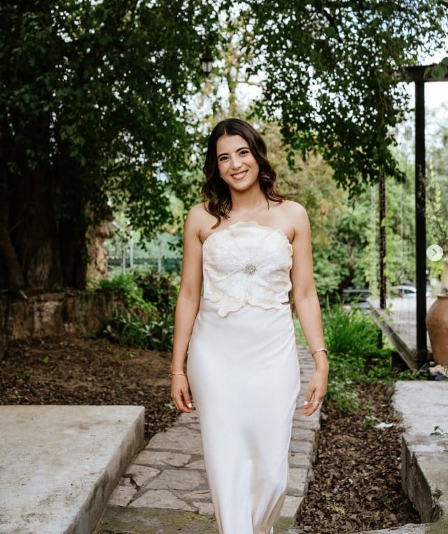 Valeria Bermea, esposa de Edgar se cae