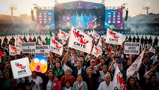 CNTE confirma manifestación durante la inauguración del Mundial 2026