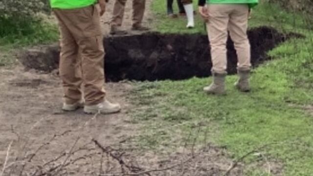 Socavón en Celaya, Guanajuato