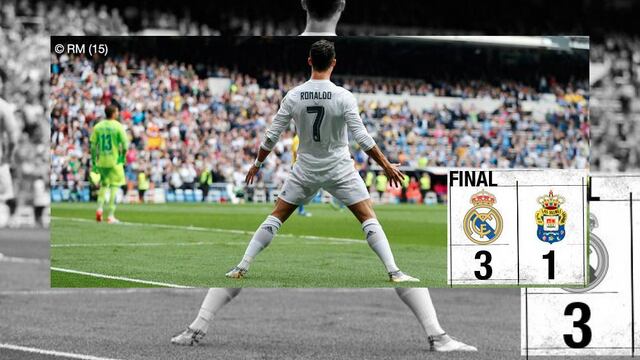 Real Madrid derrotó 3-1 a Las Palmas y asegura liderato mientras la visita se hunde en el descenso