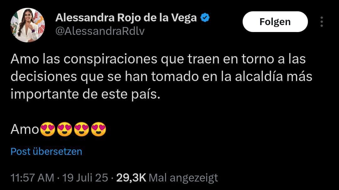Alessandra Rojo de la Vega ya respondió a la polémica por estatuas de Fidel Castro y Che Guevara.