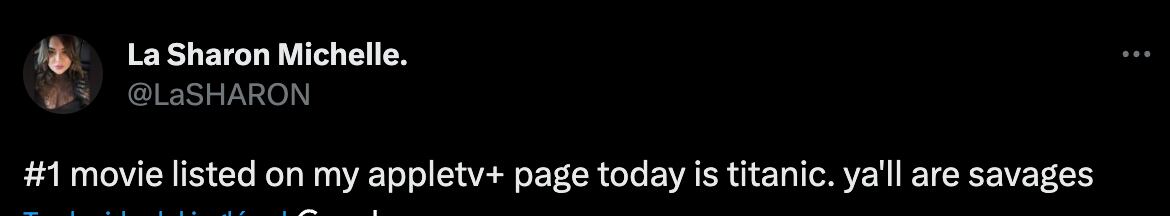 Titanic en Apple TV