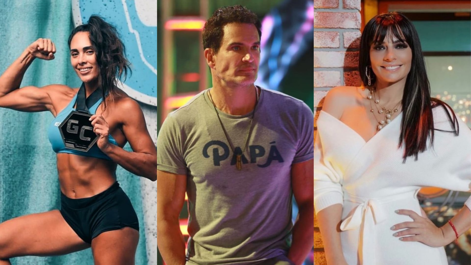 Macky González, Julio Camejo, Cecilia Galliano