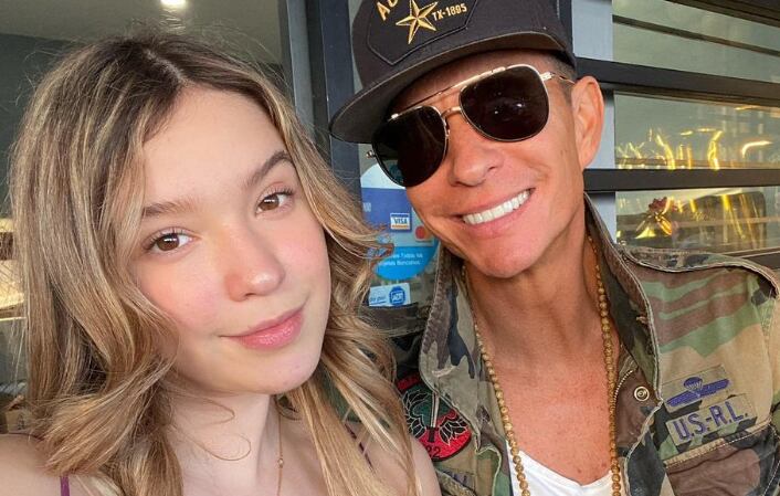 Erik Rubín con su hija, Mía Rubín