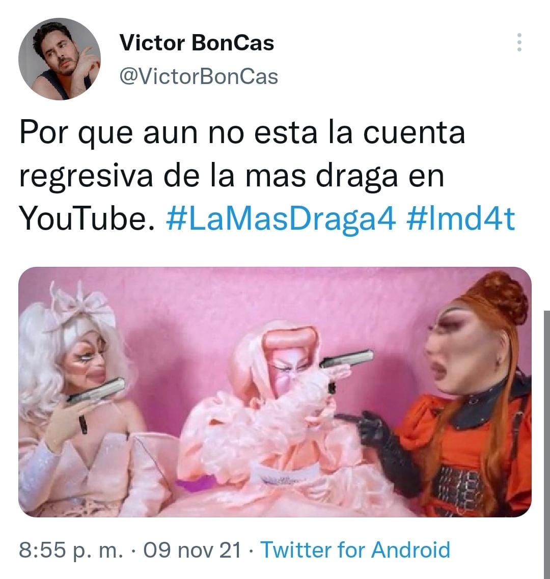Publicación de Twitter