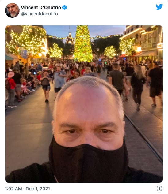 Vincent D’Onofrio en Disneylandia
