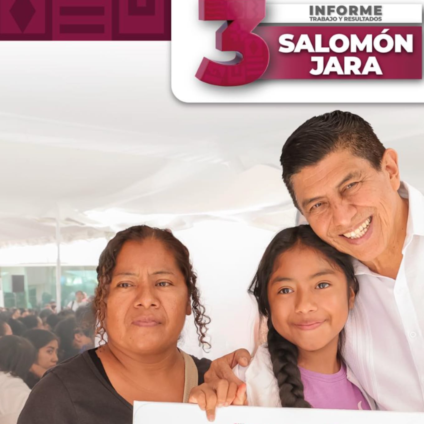Salomón Jara presentó en su Tercer Informe las claves de tradición y progreso en Oaxaca