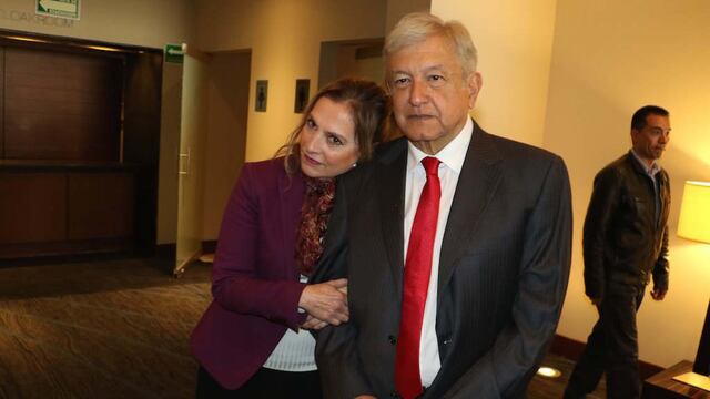 Beatriz Gutiérrez y Andrés Manuel López Obrador