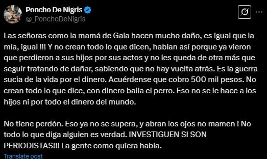 Poncho de Nigris y Crista Montes
