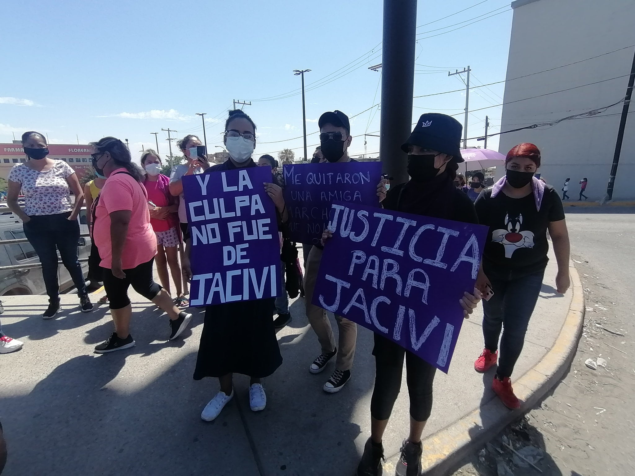 Protesta por feminicidio de Jacivi