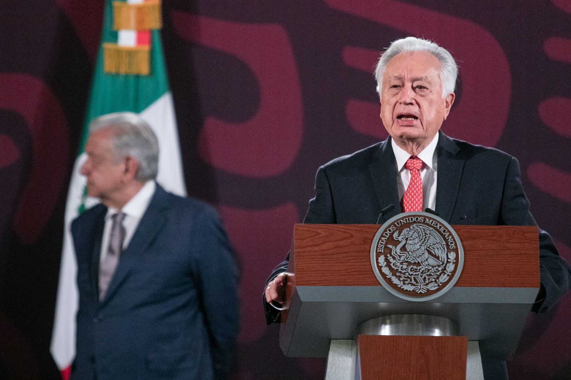 Manuel Bartlett, ex director de la CFE con AMLO