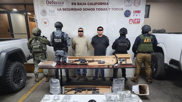 Fuerzas estatales y federales detuvieron en Mexicali a “La Piruja", objetivo prioritario