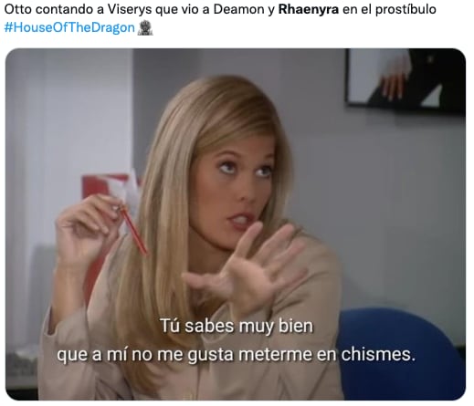 Memes de The House of Dragon de Daemon y Rhaenyra