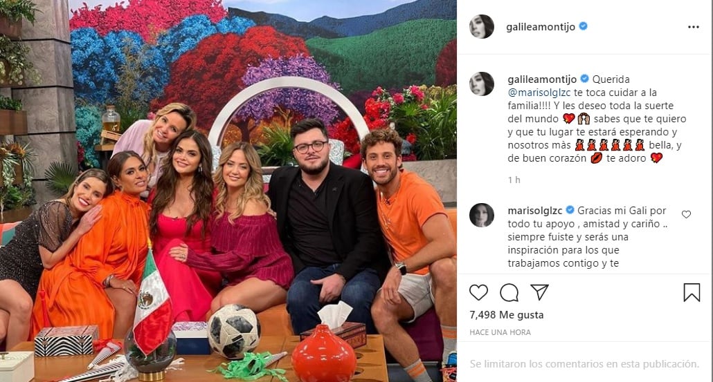 Galilea Montijo se despide de Marisol González