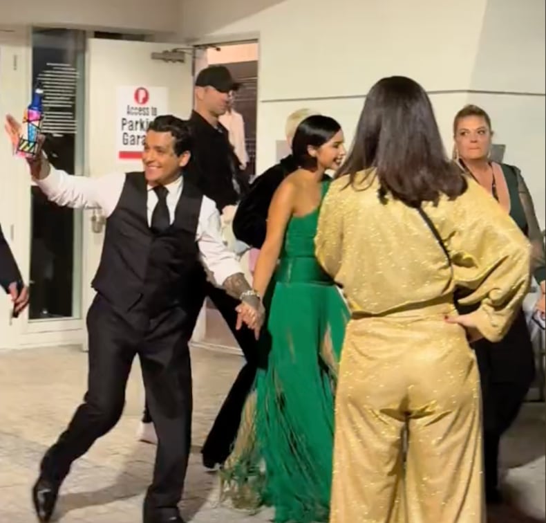 Le gritan a Christian Nodal y Ángela Aguilar “Aguante Cazzu”