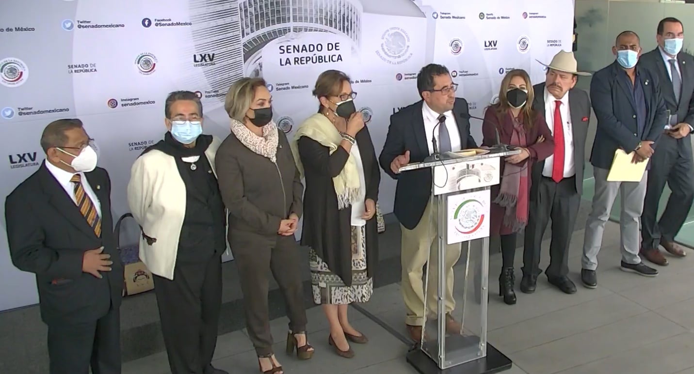 Bancada de Morena en el Senado