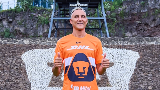 Keylor Navas, nuevo portero de Pumas.