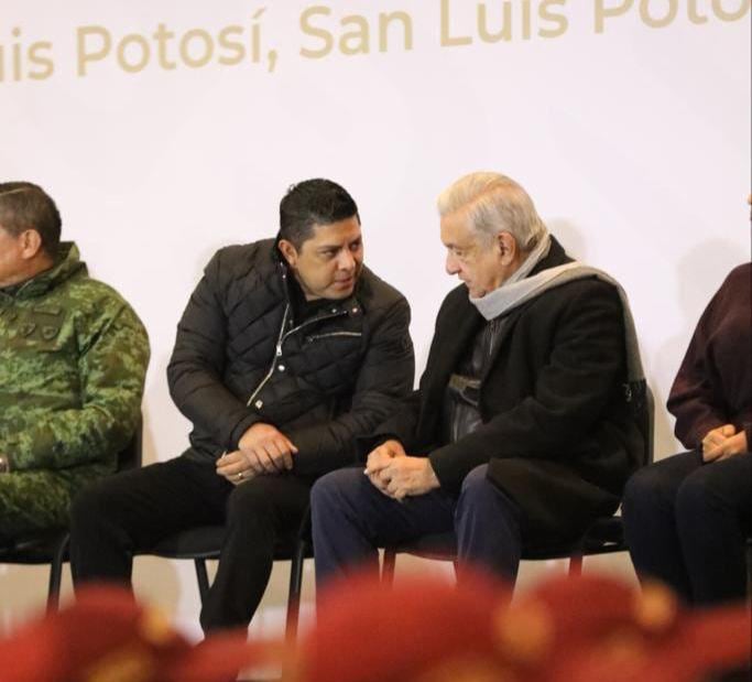 Ricardo Gallardo y AMLO