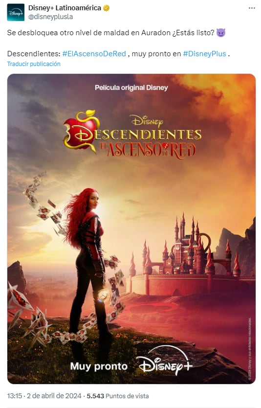 Descendientes el ascenso de Red