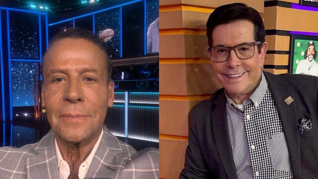 Alfredo Adame y Juan José Origel