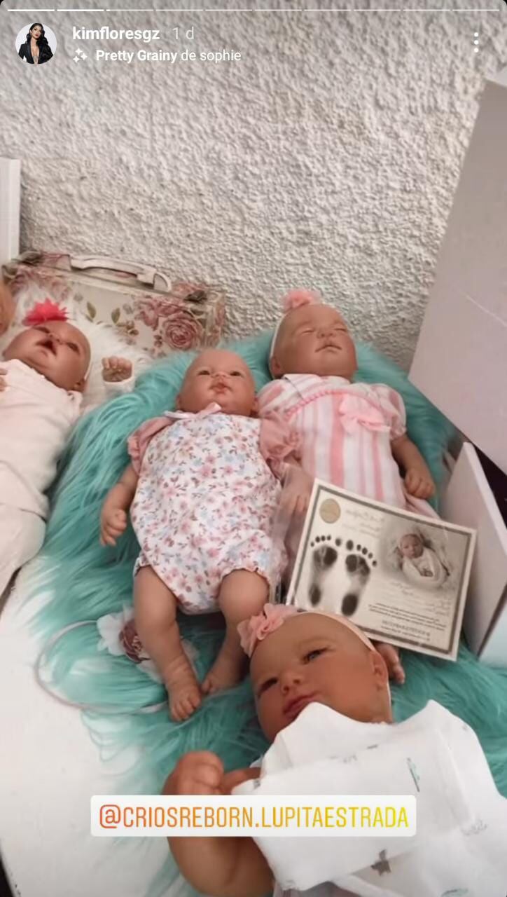 Kimberly Flores, bebé hiperrealista