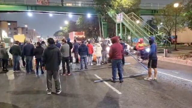 Bloqueo en Eje 5 Sur hoy 4 de diciembre